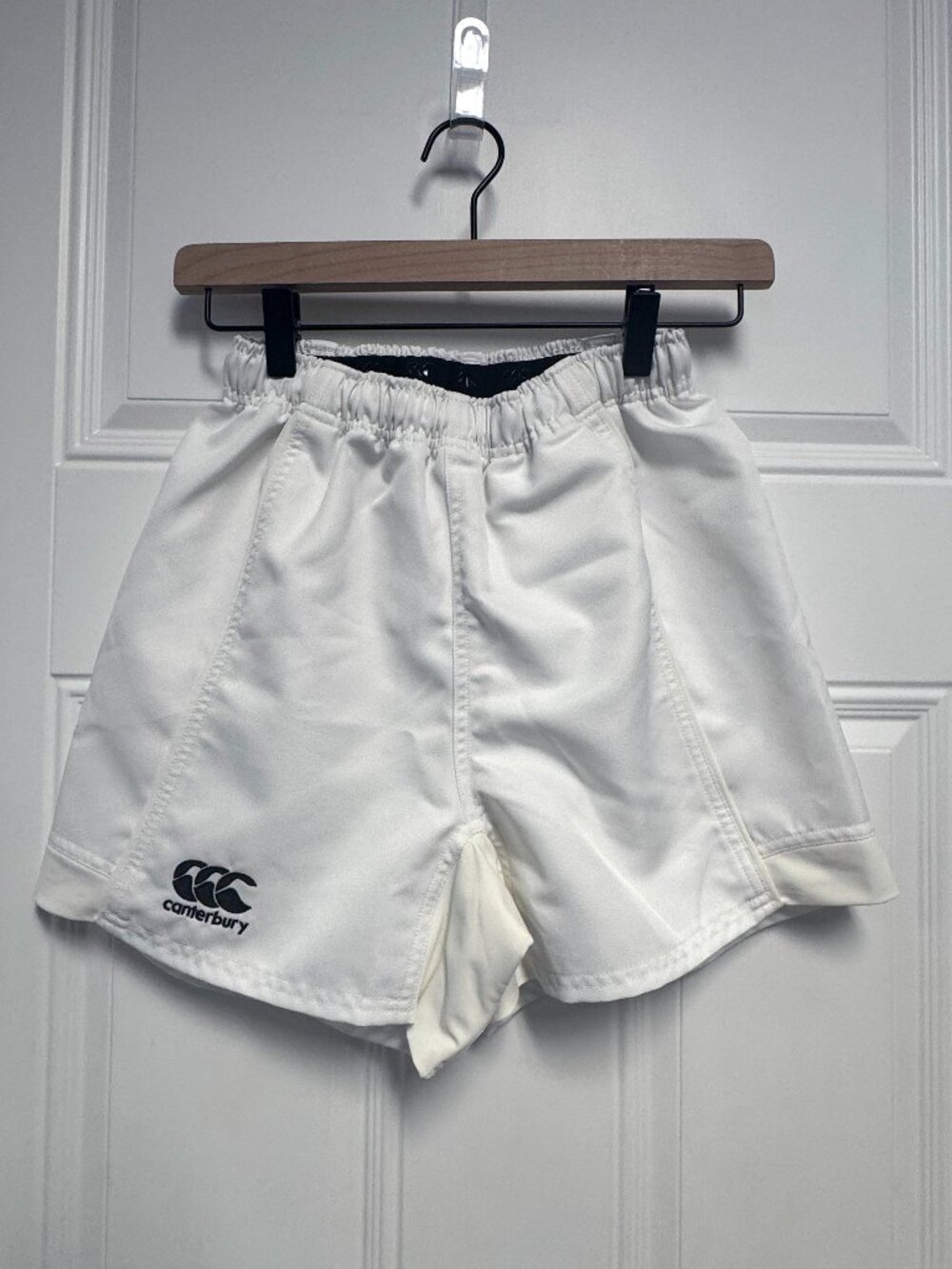 Canterbury White Advantage Rugby Shorts, Small
